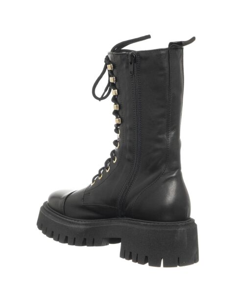 Bottines en Cuir Savage noires