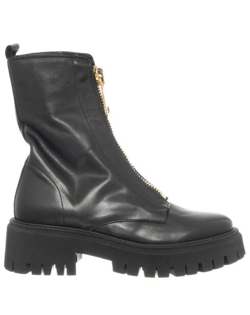 Bottines en Cuir Savage noires