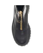 Bottines en Cuir Savage noires