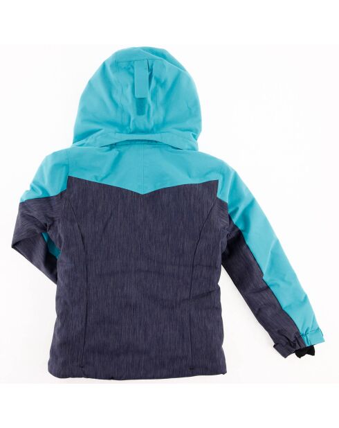 Veste de ski Girl Ski bleu turquoise/gris