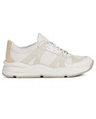 Sneakers en Cuir & Textile Topazio blanc/blanc cassé