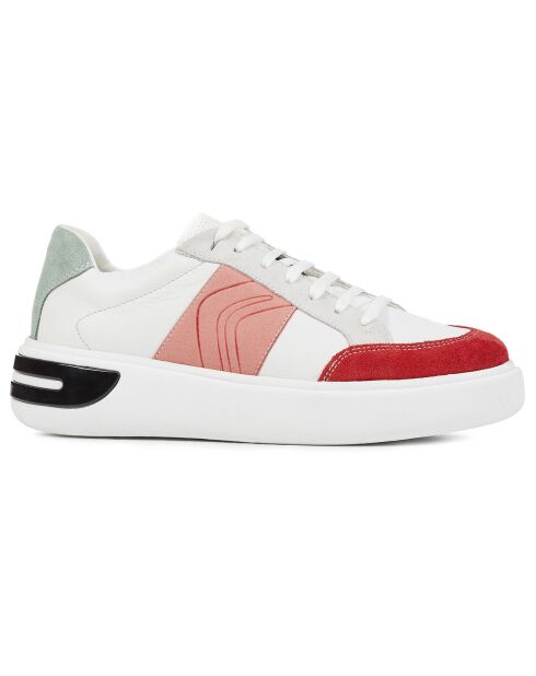 Sneakers en Cuir Ottaya blanc/multicolore