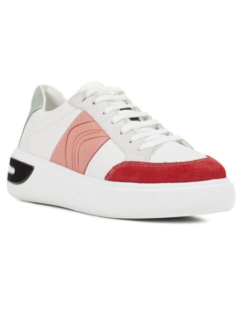 Sneakers en Cuir Ottaya blanc/multicolore