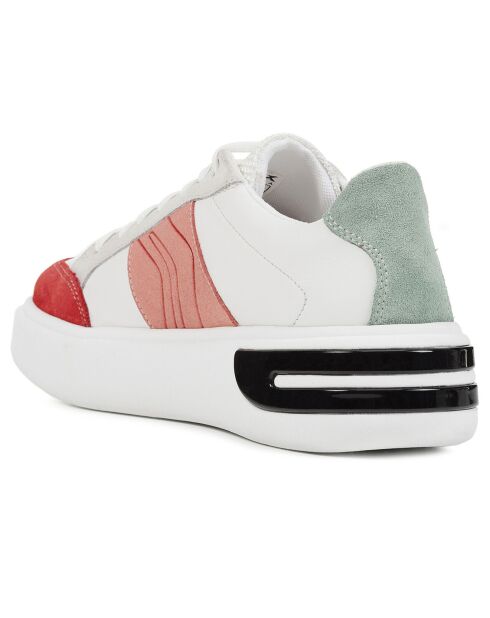 Sneakers en Cuir Ottaya blanc/multicolore