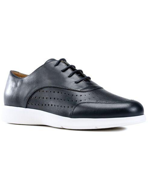 Sneakers en Cuir Arjola bleu marine