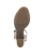 Sandales en Cuir Eudora sable - Talon 7 cm
