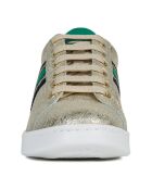 Sneakers en Cuir Jaysen doré/vert