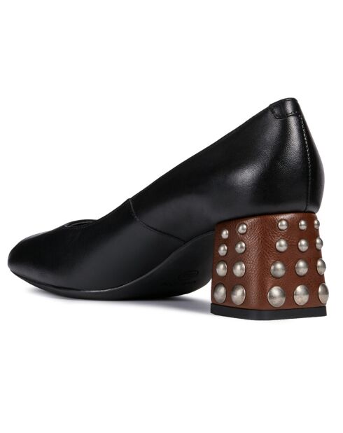 Escarpins en Cuir Seyla noirs - Talon 5.5 cm