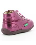 Botillons Cuir Metallisé Billyzip violet foncé