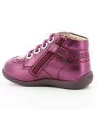 Botillons Cuir Metallisé Billyzip violet foncé