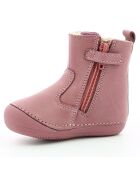 Boots fourrées en Cuir Socool  rose