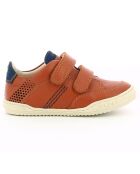 Sneakers en Cuir Jouo camel/marine