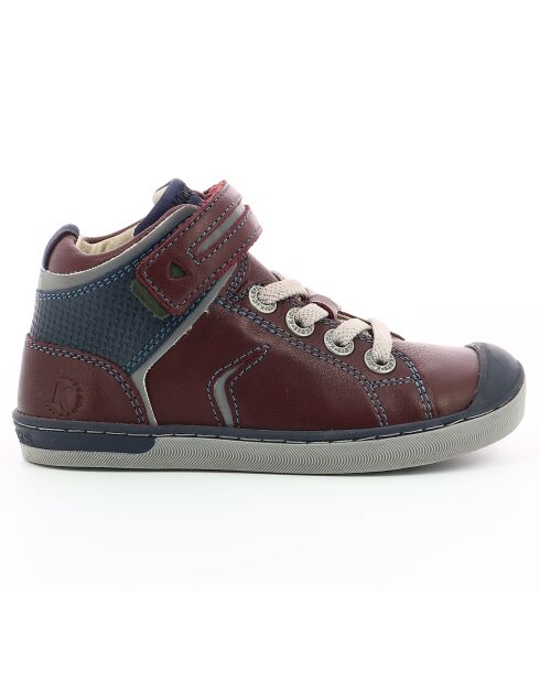Sneakers en Cuir Irelas marron foncé