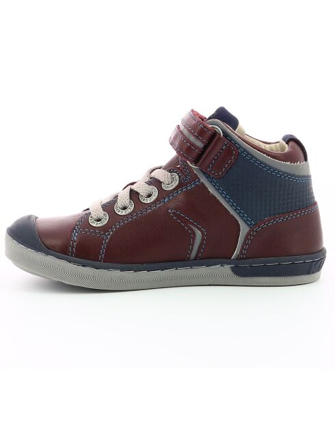 Sneakers en Cuir Irelas marron foncé