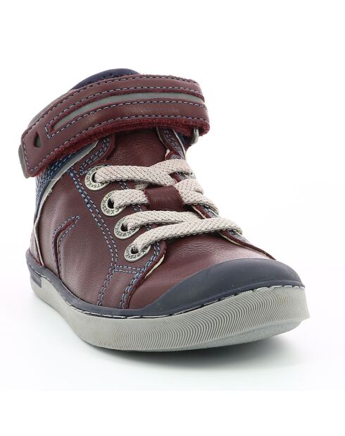 Sneakers en Cuir Irelas marron foncé