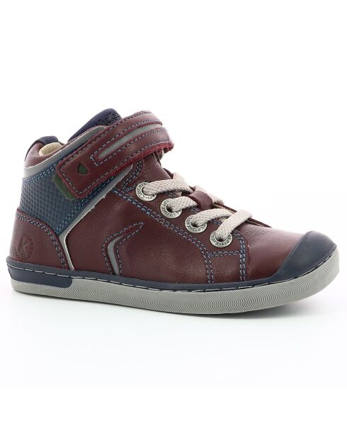 Sneakers en Cuir Irelas marron foncé