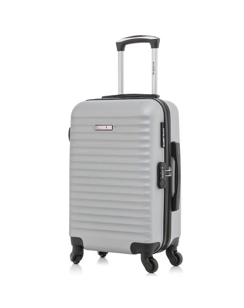 2 Brazilia 55/65 cm graue einfache 4-Rad-Koffer