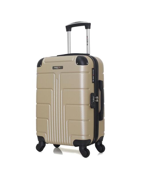 2 beigefarbene 4-Rad-Einzelkoffer Ottawa 59/68 cm