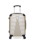2 Einzelkoffer mit 4 Rädern Ottawa 49/59 cm beige