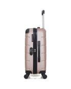 2 Koffer 4 Räder Simple Ottawa 59/68 cm roségold