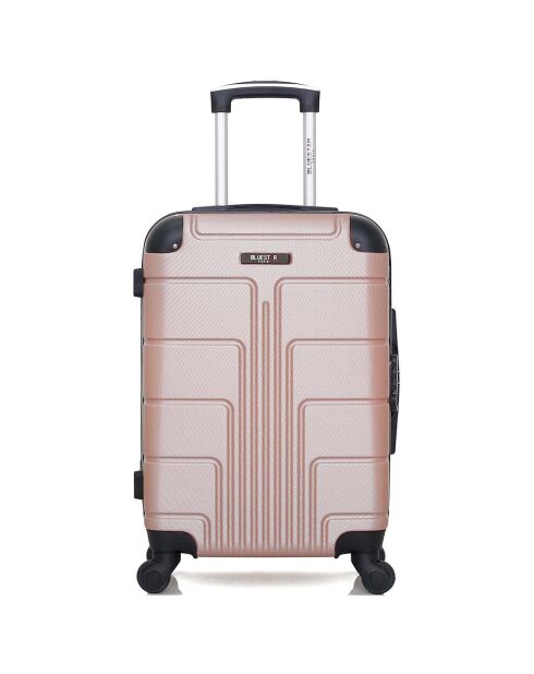 2 Koffer 4 Räder Simple Ottawa 59/68 cm roségold