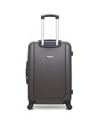 Bukarest 4-Rad-Kabinenkoffer mit Einrad 55 cm dunkelgrau