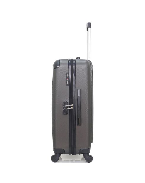 Bukarest 4-Rad-Kabinenkoffer mit Einrad 55 cm dunkelgrau