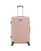 Maleta Brazilia Long Stay con 4 ruedas individuales, 75 cm, oro rosa
