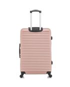 Maleta Brazilia Long Stay con 4 ruedas individuales, 75 cm, oro rosa