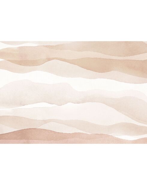 Tapis vinyle Yeva  beige/marron - 70x100 cm