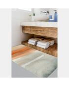 Tapis vinyle Acuarela abstracta orange/gris - 70x100 cm
