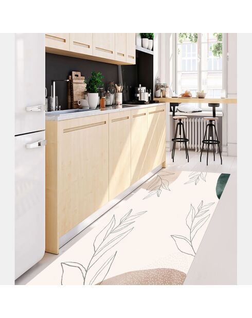 Tapis vinyle Sasha multicolore - 66x150 cm