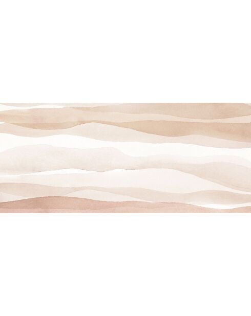 Tapis vinyle Yeva  beige/marron - 66x150 cm