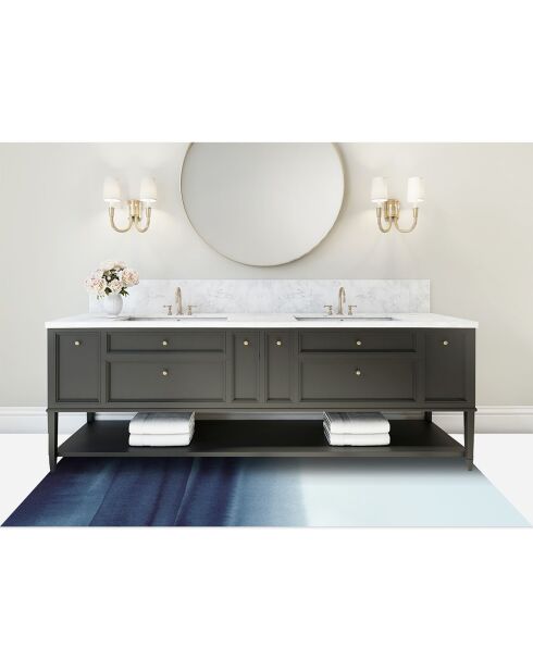 Tapis vinyle Acuarela abstracta bleu  - 66x150 cm