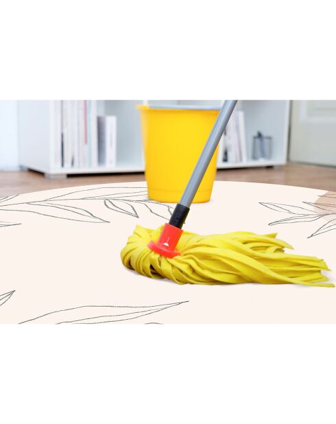 Tapis vinyle rond Sasha multicolore - D.100 cm