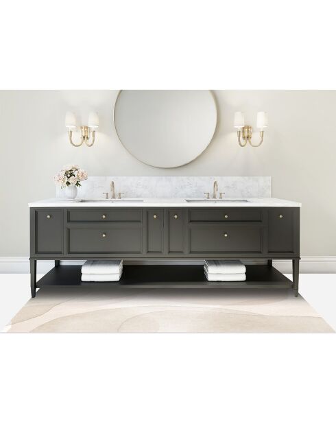 Tapis vinyle Nadya beige - 66x180 cm