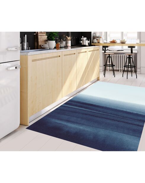 Tappeto in vinile blu Acuarela abstracta - 100x150 cm