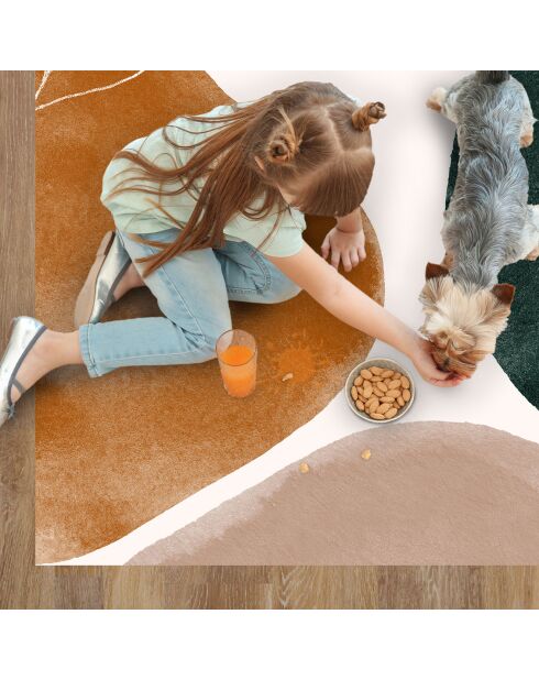 Tappeto in vinile Kliment multicolore - 133x200 cm