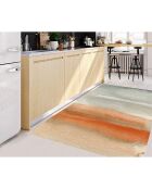 Tapis vinyle Acuarela abstracta orange/gris - 200x266 cm