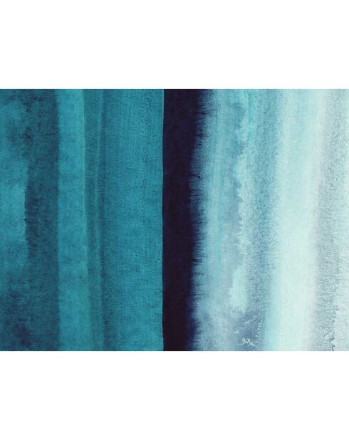 Tappeto in vinile blu Acuarela abstracta - 200x266 cm