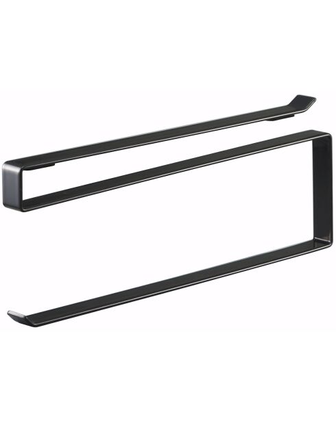 Porta asciugamani in carta nero Tower - 26x9,5 cm