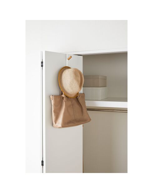 Cintre de porte Tower blanc - 9.55x18 cm