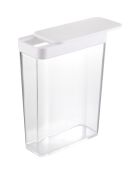 Boîte de conservation Tower blanche - 18.7x8.5x24.5 cm