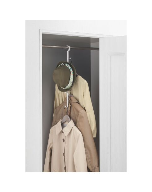 Weißer vertikaler Aufhänger - 6x5x54 cm