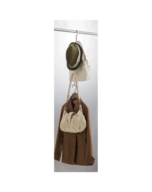 Weißer vertikaler Aufhänger - 6x5x54 cm