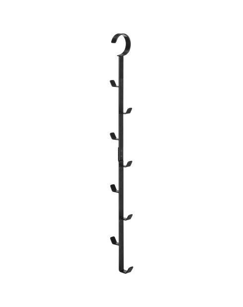Zwarte verticale hanger - 6x5x54 cm