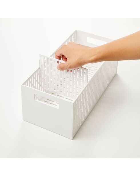 Tower groentemand wit - 15,3x32x12,2 cm