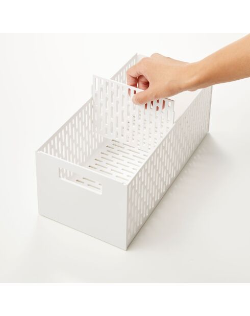 Tower groentemand wit - 15,3x32x12,2 cm