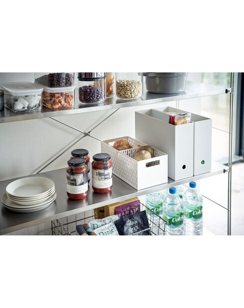 Cesto per verdure Tower bianco - 15,3x32x12,2 cm