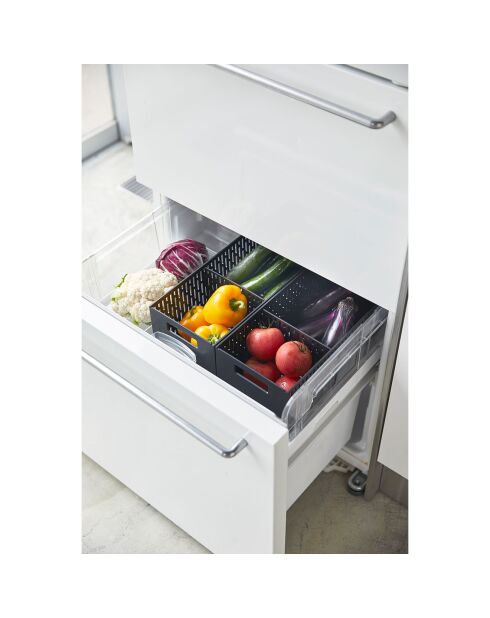 Tower groentemand zwart - 15,3x32x12,2 cm